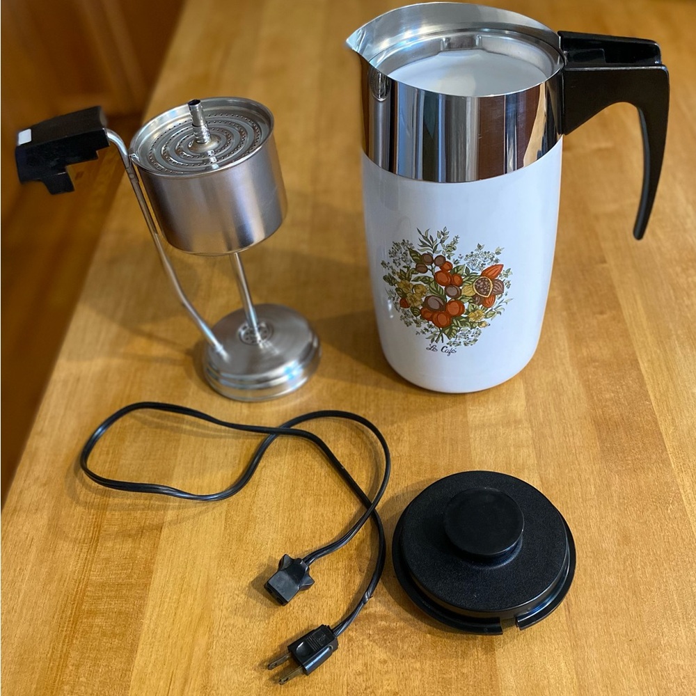 Corning Ware Spice of Life 10 cup Electric Percolator